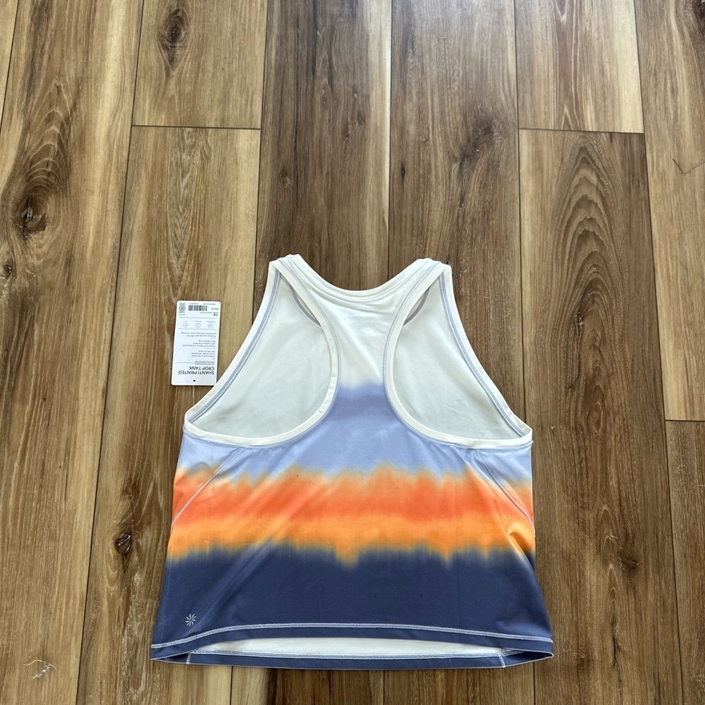 Athleta women’s shanti printed crop Tank Top size 1X NWT - Picture 5 of 6